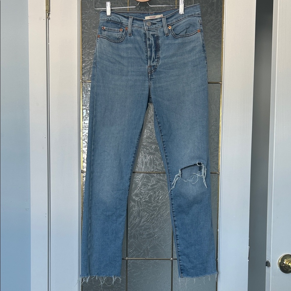 Levi’s Classic Blue Distressed Women's Jeans